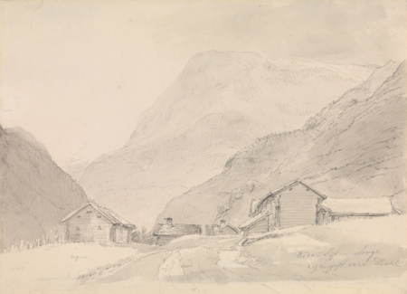 Eide i Luster, Johan Christian Dahl, 9 August 1826