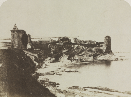 St. Andrews Castle, from the Southeast, David Octavius Hill, 1846