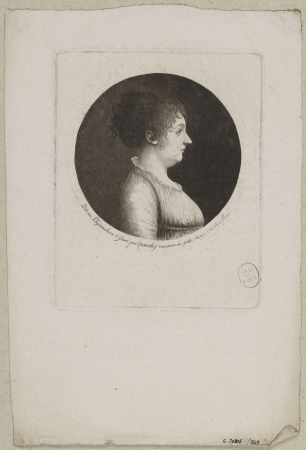 Portrait d'une femme, fin XVIIIème siècledébut XIXème siècle, G.20815-569, between 1799 and 1815