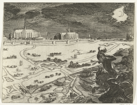 Ontzet van Leiden, 1574, RP-P-OB-79.599, Simon Frisius, between 1613 and 1615