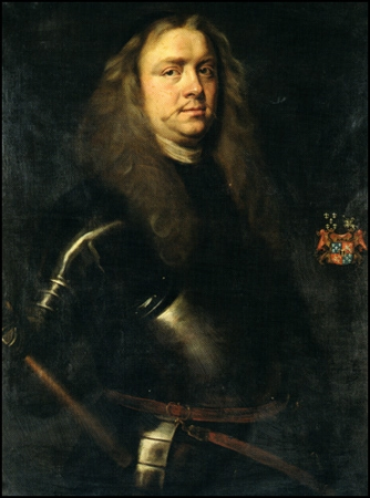 Portrait of Vice Admiral Count Nils Nilsson Brahe, 1633-1699., Abraham Wuchters