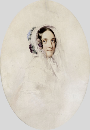 Portrait of Margareth Atkinson, Miklós Barabás, 1842