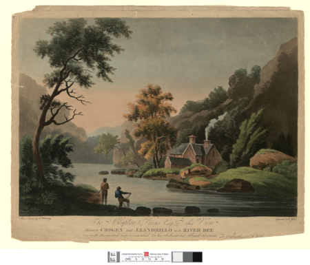 View between Crogen and Llandrillo on the River Dee, Francis Jukes, before 1812