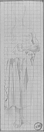 Study for the executioner in Salome dancing before Herod, Gustave Moreau