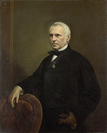 Cornelis Outshoorn (1810-75). Engineer and architect, Moritz Calisch, between 1850 and 1870