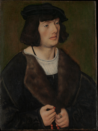Portrait of a Man with a Rosary, Lucas Cranach the Elder, circa 1508