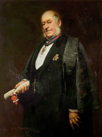 Sir Arthur Hodgson, by Henry Jones Thaddeus, c. 1899, circa 1899