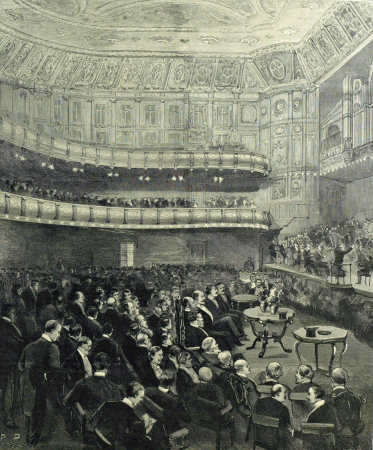 The First Concert at the New Queen's Hall, Langham Place, in the Presence of the Prince of Wales, Duke Alfred of Saxe-Coburg, and the Duke of Connaught., Raymond Potter, 2 December 1893