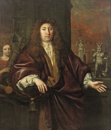 Portrait of Gisbert Cuper (1644-1716), Jan de Baen, between 1681 and 1689