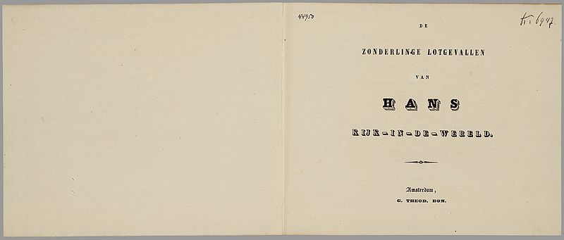 The strange adventures of Hans Peek-in-the-world