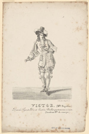 Victor (Miss Bigottini) In The Pages of the Duke of Vendôme, pantomime ballet in 1 act., Godefroy Engelmann, 1822