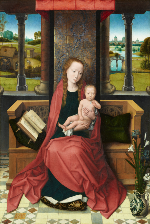 Enthroned Mary with the Child, Hans Memling, 1480s
