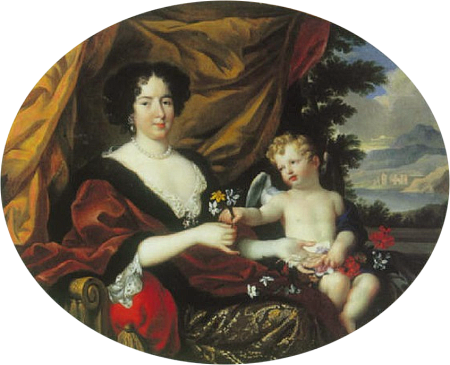 Attributed to Pierre Mignard - Hortense Mancini, Pierre Mignard I