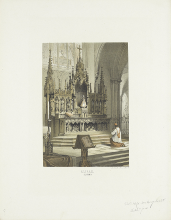 Altaar (titel op object), RP-P-OB-28.209, Hans Bol, between 1857 and 1864