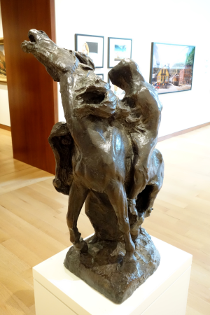 Unidentified work by Solon H. Borglum, view 2 - New Britain Museum of American Art - DSC09067, Solon Borglum