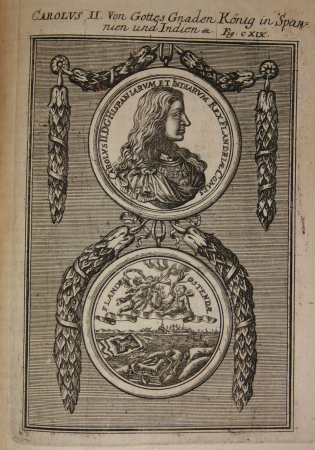 View of King Charles II of Spain, 1685, Alain Manesson Mallet, between 1683 and 1719