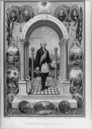 Washington as a Mason LCCN2003655788, James Fuller Queen, 1867