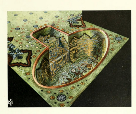 Design for a bath in mosaic E M Simas TS 75 p36 061899, Eugène Martial Simas, before June 1899