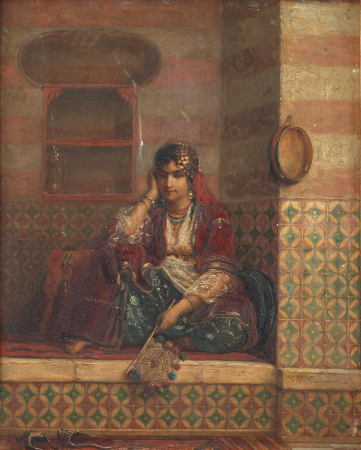 A corner of the Harem, Jan-Baptist Huysmans, between 1850 and 1906