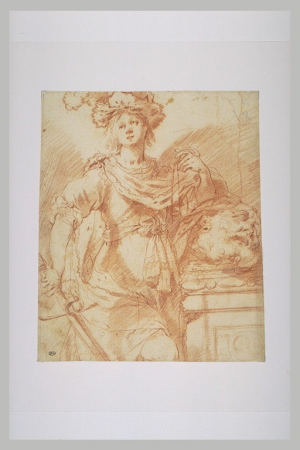 Vignon - David tenant la tête de Goliath, INV 33275, Recto, Claude Vignon