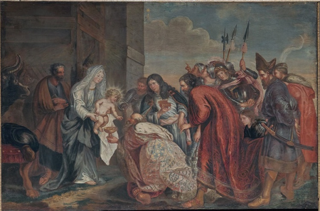 Adoration of the Magi, Michael Angelo Immenraet, between 1673 and 1678