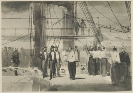 Prince Fizen aboard the Gedeh, Charles Rochussen