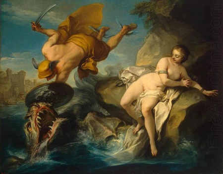 Perseus and Andromeda, Charles-Amédée-Philippe van Loo, between 1735 and 1740