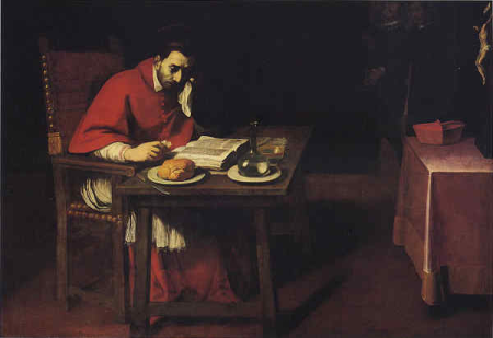 Supper of St Carlo Borromeo, Daniele Crespi, between 1610 and 1630