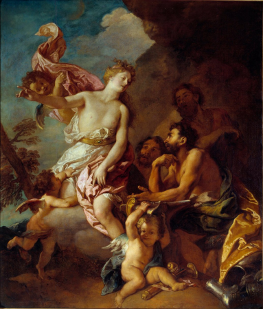 Venus asks Vulcan to forge Aeneas' armour, Charles de La Fosse, circa 1690-1699