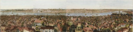 H A Barker - Panorama Constantinople, Henry Aston Barker, 1813