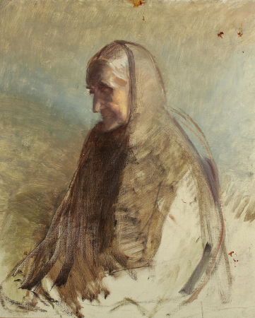 Study of Mrs. Brøndum., Michael Peter Ancher, between 1867 and 1927