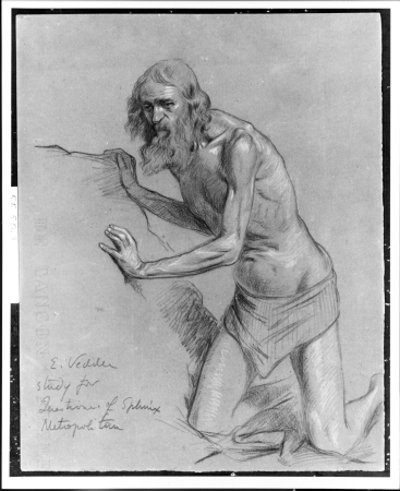 Study for the Question of the Sphinx, Elihu Vedder