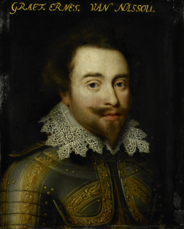 Portrait of Johan Ernst I (1582-1617), Count of Nassau-Siegen, Jan van Ravesteyn, between 1609 and 1633