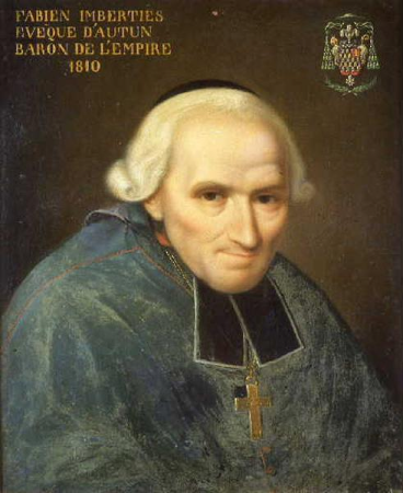 Portrait of Fabien-Sébastien Imberties (Bishop of Autun from 1806 to 1819)., Antoine-Jean Gros, 1810