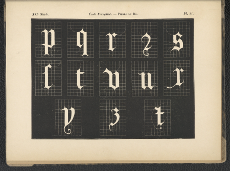 The most beautiful types of letters according to the masters of this art, Alfred Prunaire