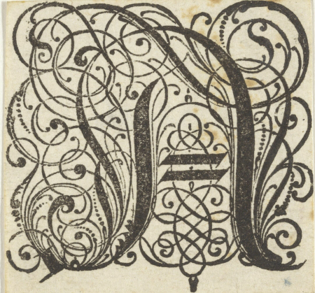 Letter A, RP-P-BI-4369, Dirck de Bray, between 1600 and 1699