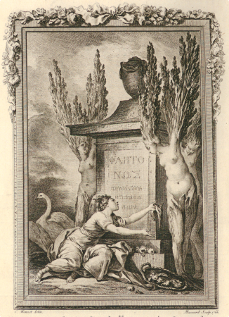 Phaeton's sisters transformed into trees and Cycnos into a swan, Charles Monnet