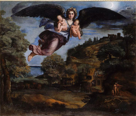 Allegory of the Night, Annibale Carracci, between 1602 and 1605