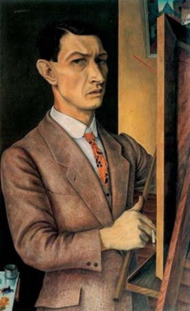 Rudolf Wacker Selbstbildnis 1927, Rudolf Wacker