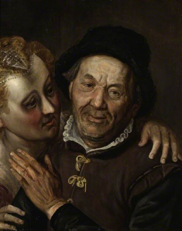 Couple Embracing, Frans Floris I, 1569