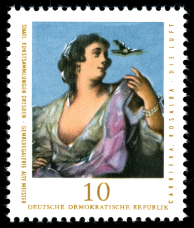 Stamps of Germany (DDR) 1976, MiNr 2193, Rosalba Carriera