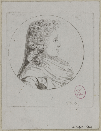 Portrait d'une femme, fin XVIIIème siècledébut XIXème siècle, G.20815-562, between 1786 and 1799