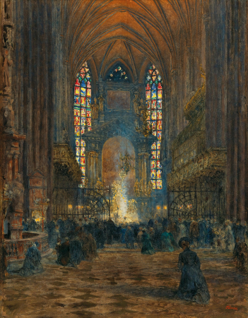 Mass at St. Stephen’s Cathedral, Jindřich Tomec, by 1928