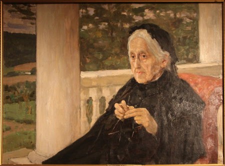 M.I.Ryazantseva by V.Vasnetsov (1903, dom-muzei), Viktor Vasnetsov, 1903