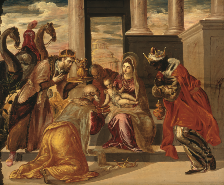 Adoration of the Magi, El Greco, between 1568 and 1569