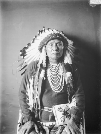 Portrait (Front) of Hinmatonyalatkit or Hinmatoeyalutkiht Thunder Coming From The Water, 1900