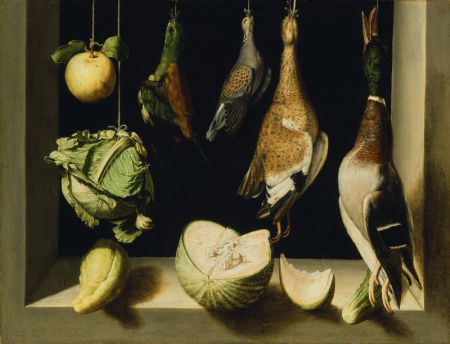Still Life with Game Fowl, Juan Sánchez Cotán