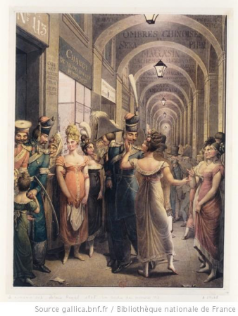 No. 113. Palais-Royal. 1815. The exit of No. 113, Georg Emanuel Opiz, 1815