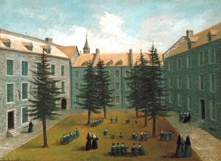 Congregation of Notre-Dame, Montreal, after James Duncan, about 1885, circa 1885