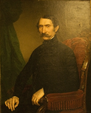 Portrait of Mihály_Farkas (1799-1880), head of the joiners guild), Miklós Barabás, 1851